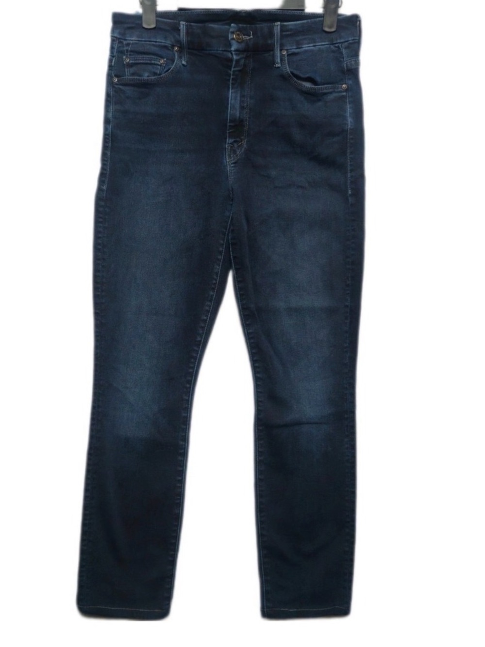 Mother Jeans Women’s 30 Blue Denim High Waisted Looker Ankle Fray USA Made